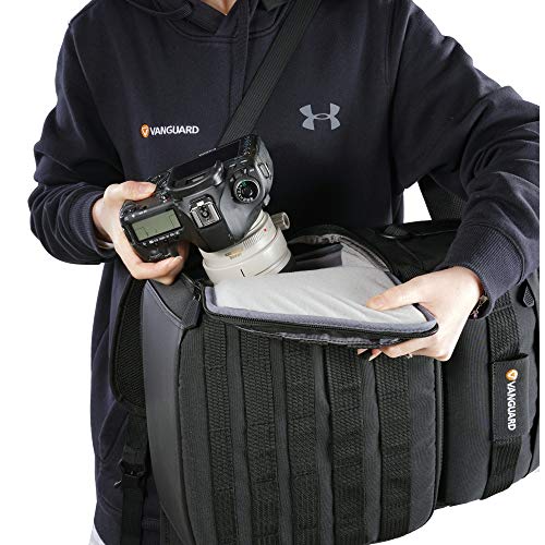 VANGUARD VEO Range T48 Backpack for Pro DSLR/Mirrorless Cameras, Tactical Style - Black - style: Veo Range T48 Bk