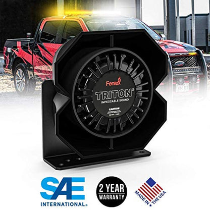 Feniex Typhoon Full-Function 100 Watt Siren & Controller with Triton 100W Siren Speaker Bundle