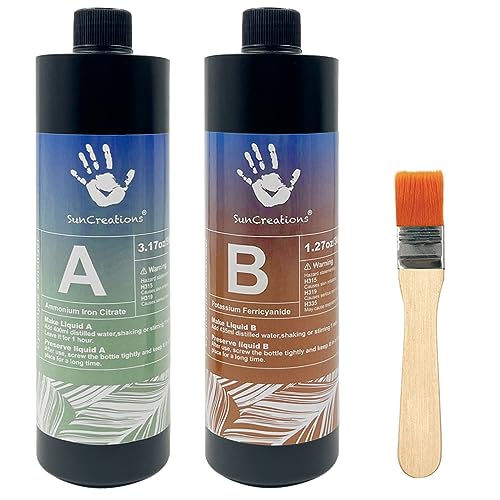 Cyanotype Kit, 15 oz/Each Large Blue Printing Solution - size: 15 oz X 2