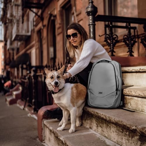 Knack Series 2 Small Travel Backpack 16-Inch Laptop, Expandable 17-27L - color: Black, size: Small
