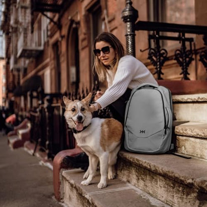 Knack Series 2 Small Travel Backpack 16-Inch Laptop, Expandable 17-27L - color: Black, size: Small