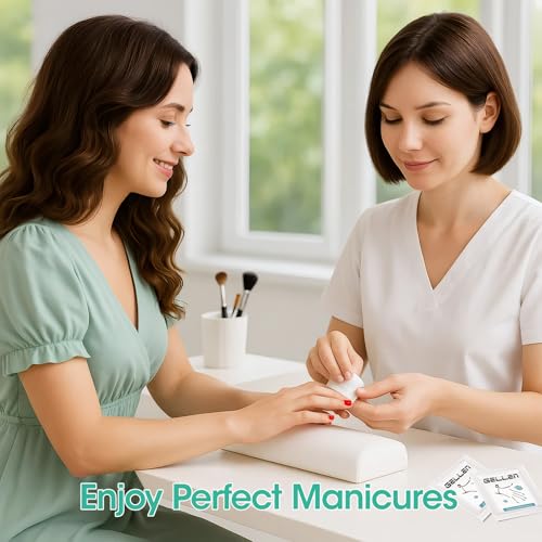 GELLEN Nail Cleanser Pads, 400 Pack Alcohol Prep Pads Individually Wrapped - size: 400PCS