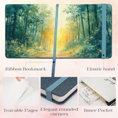 Watercolor Journal Sketchbook 2 Pack 5.5x5.5 Navy Blue - color: Navy Blue, size: 5.5x 5.5 Inch 2 Pack