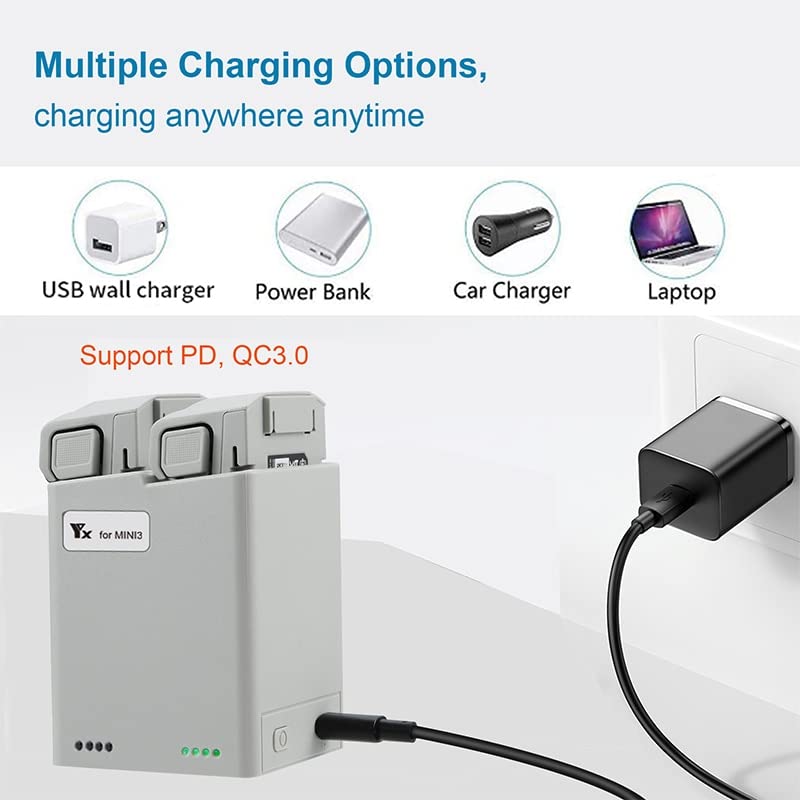 Two-Way Charging Hub for DJI MINI 3/3 PRO /4 PRO / 5 PRO Battery Charging Butler Drone Accessories