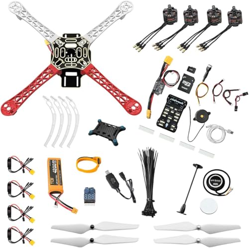 HAWK’S WORK F450 DIY Drone Kit, Open Source DIY 450mm Quadcopter Set (B) - size: B