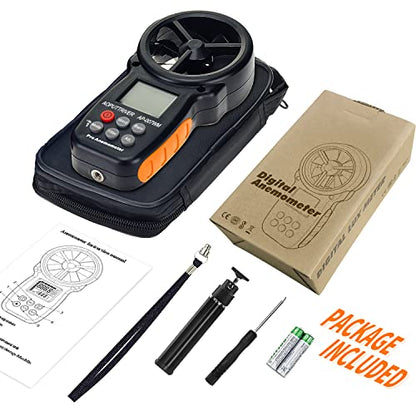 Anemometer,Digital Barometer Air Flow Wind Meter 16-Group Pressure Records - color: AP-007-WM Barometer