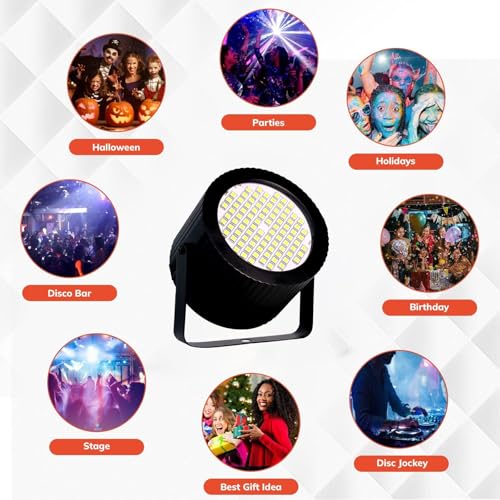 ENUOLI LED Strobe Light 88 Super Bright LED Light Flashing Lights(88 LEDs) - style: 88LED White