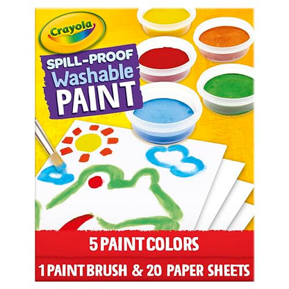 Crayola Spill Proof Paint Set Washable Paint Set for Kids, Arts & Crafts - size: 1 Count (Pack of 1)