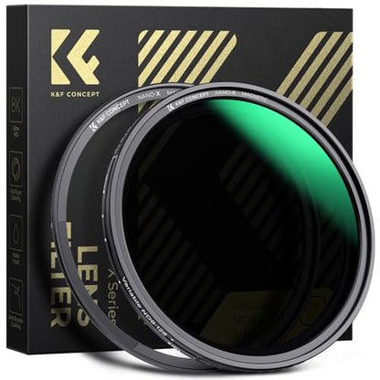 K&F CONCEPT 55mm Magnetic Variable ND Lens Filter ND8-ND128+Magnetic Ring - size: 55mm