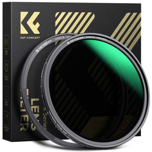 K&F CONCEPT 49mm Magnetic Variable ND Lens Filter ND8-ND128+Magnetic Ring - size: 49mm