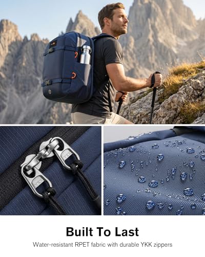 Tolaccea 30L Travel Laptop Backpack TSA Carry-On for Business Trips Commute - color: Navy