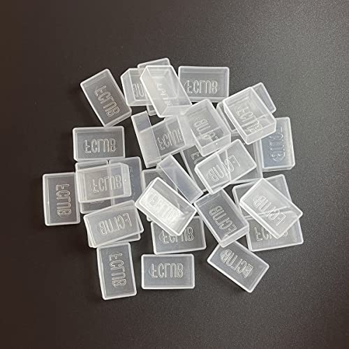 FCLUB 100PCS Clear Watercolor Full Pans, Empty Paint Pans - color: Clear, size: 24 Pieces 3 ml Full Pans