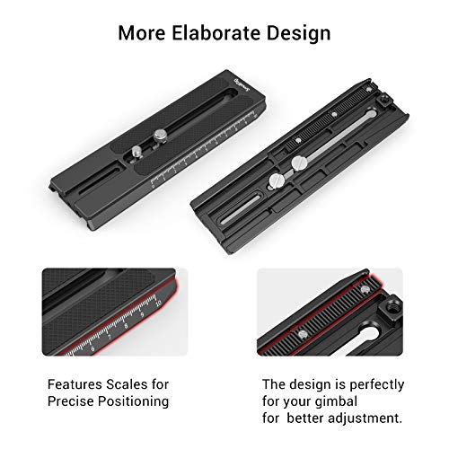 SMALLRIG Camera Extended Quick Release Plate Adapter for DJI RS 4 Pro/RS 4