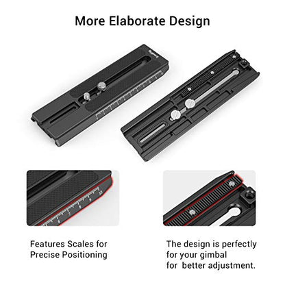 SMALLRIG Camera Extended Quick Release Plate Adapter for DJI RS 4 Pro/RS 4