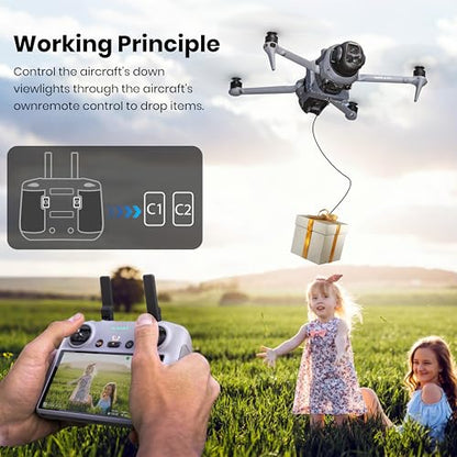 Drone Airdrop System for DJI Mavic 4 Pro,Payload/Delivery/Transport Drop Release Device for DJI Mavic 4 Pro Accessories