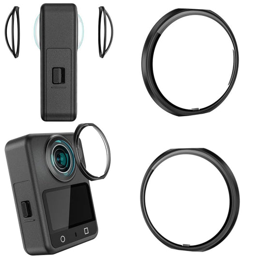 Coyktonty Lens Guard/Lens Protective Cover for DJI Osmo 360, 9H hardness High transmittance,Waterproof Dustproof (Optical Glass) - color: Optical Glass