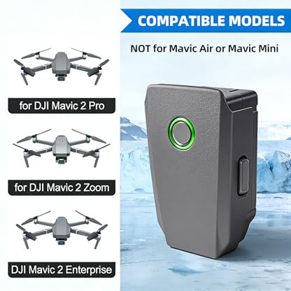 1 Pack Mavic 2 and Mavic 2 Pro Intelligent Flight Battery (3850mAh 15.4V) Max 31 Minutes Flight Time Replacement Battery for DJI Mavic 2 Pro/2 Zoom/Enterprise Advanced Series Drone - style: Mavic 2/2 Pro/Zoom/Enterprise Advanced Series Battery*1