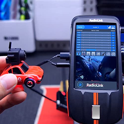 Radiolink 5.8G 48CH Wireless Image Transmission Receiver&5.8G OSD Camera for RC8X Transmitter FPV Display
