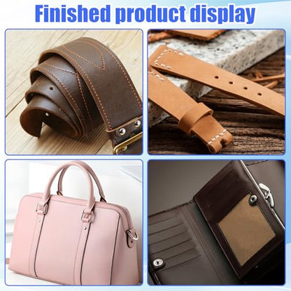 15 Pcs Hole Punch, 15 Sizes Leather Circle Cutter Tool Set