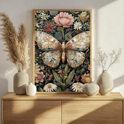 Butterfly Paint by Numbers Kit for Adults, 16x20 inch - color: Butterfly