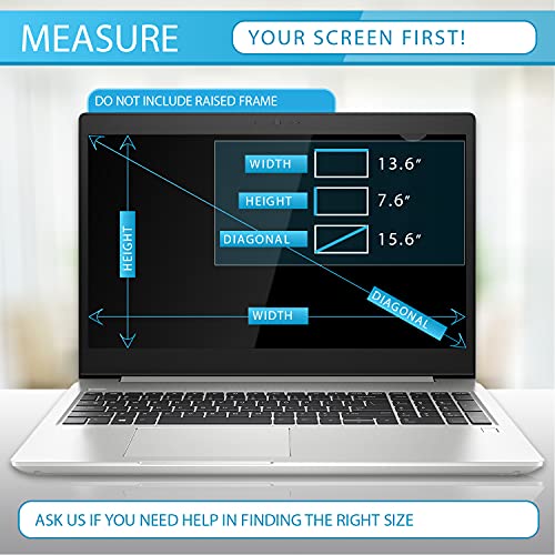 Anti-Glare and Anti Finger Print Screen Protector (3 Pack) for 15.6 Inches Laptop - color: 15.6" Screen Protector