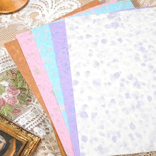 Colorful Textured Art Fabric(embossed paper, Close to A5 size) - color: embossed paper