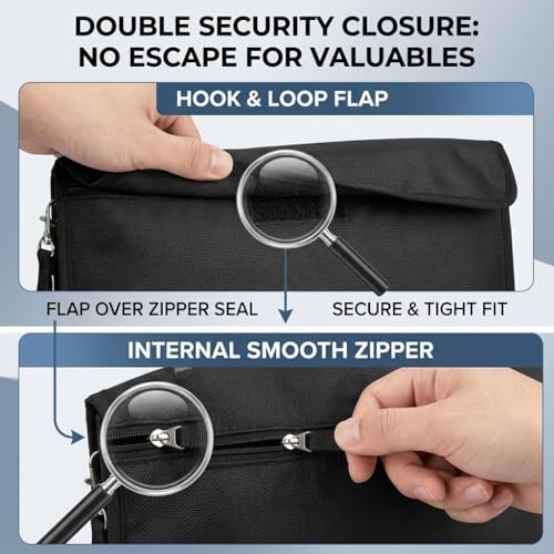 SUREMAX Waterproof Document Bag Set of 2, 15 x 11 in & 7.5 x 4 in