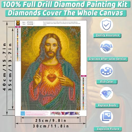 Christian Diamond Art Kits for Adults Cute Diamond Painting Kit Beginner - color: DP04900