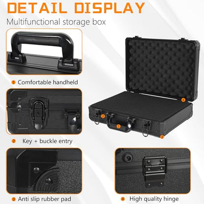 15 Inch Hard Carrying Storage Case - size: Inner：14.5''X 10.5 X 5.5''