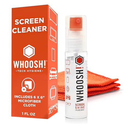 WHOOSH! Screen Shine Go – Refillable Screen Cleaner Kit, 1 fl oz - size: 1 fl oz (Pack of 1)