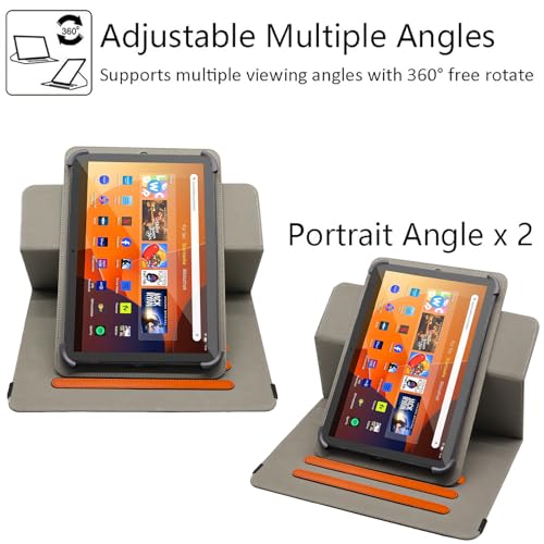 Universal 10 10.1 11 Inch Android Tablet Case Cover for 9.6-11 Inch Tablet - color: Orange