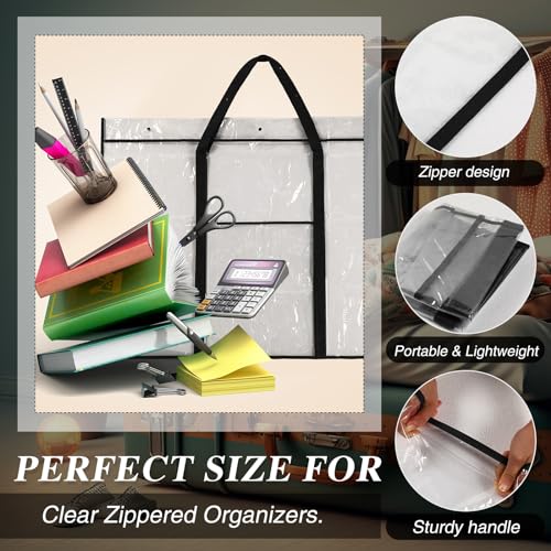 Windyun 2 Pack Bulletin Board Storage Bag 48" X 36", Poster Holder, Black - color: Black, size: 48" X 36"