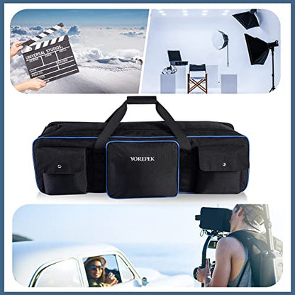 YOREPEK 40.5" Heavy Tripod Carrying Case Bag with 2 Padding Protective Pads - color: 40.5*9.5*9.5