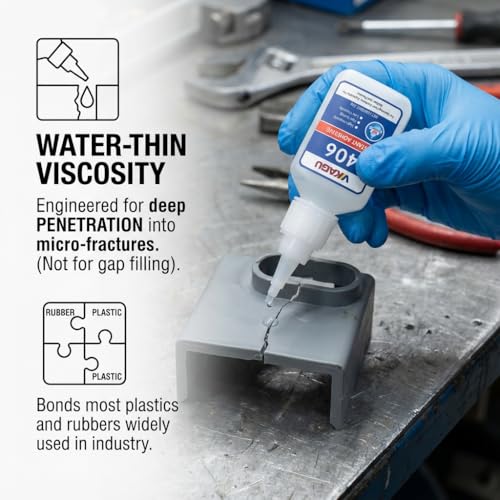 406 Super Bonder Clear Instant Adhesive for Plastics and Rubbers 20g 4 Pack - size: 406, style: 4 Pack