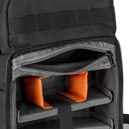 SLINGER Professional Camera Backpack Bag for DSLR, SLR & Mirrorless Cameras, Waterproof Case, Nikon, Sony, Tripod Holder (Small)