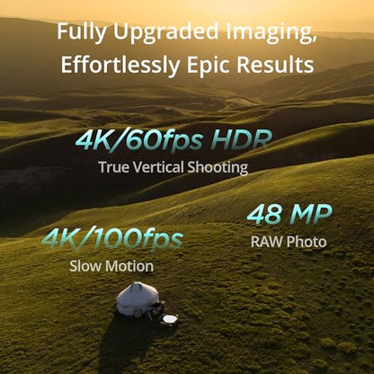 DJI Mini 4 Pro Drone with 3 Battery Fly More Combo with DJI RC 2 Screen Remote Camera Drone Bundle Kit, with 128 GB SD, 3.0 USB Card Reader, Landing Pad, Waterproof Backpack, Strobe Lights and More
