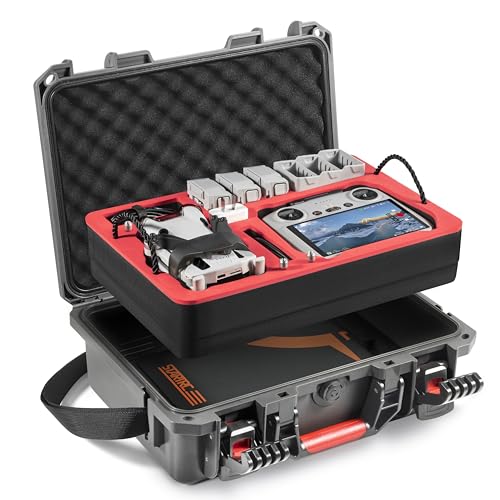 STARTRC Mini 4 Pro Case,Dual Layer Hard Case for DJI Mini 3 for Skyrover X1 - color: Grey-Dual Layer