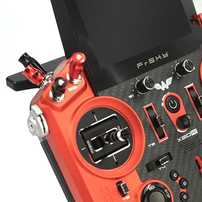 FrSky Tandem X20 PRO AW Radio Transmitter (Orange Red) Ultimate Combo - Includes TD SR18 Receiver, Remote NFC Panel & VANTAC Electric Screwdriver, Dual-Band 24CH Flagship RC Controller System - color: orange