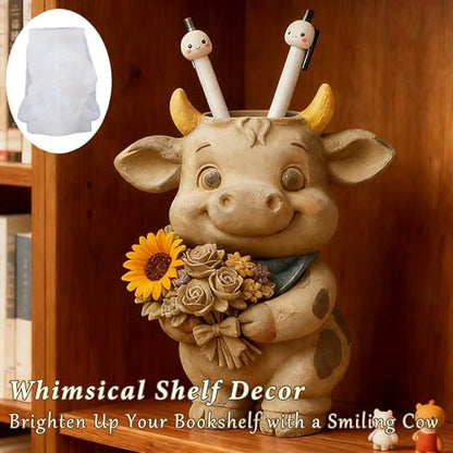 Highland Cow Resin Molds, 3D Animal Candle Molds Silicone for Epoxy Resin - color: Cow Resin Mold