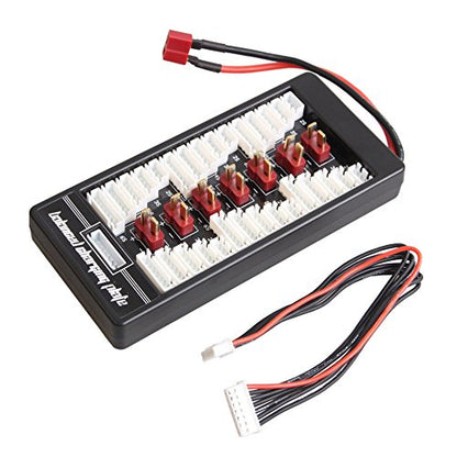 T-LiPo Battery Charger 2-6S Parallel Balanced Charging Board Charging Plate for Imax B6AC Lithium Batteries Charger Part - size: T Plug