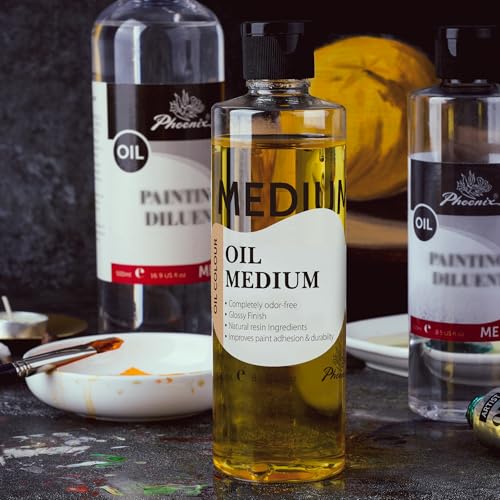 PHOENIX Refined Linseed Oil - 8.5 Fl Oz. / 250ml Bottle - style: Refined Linseed Oil 8.5 Fl Oz.
