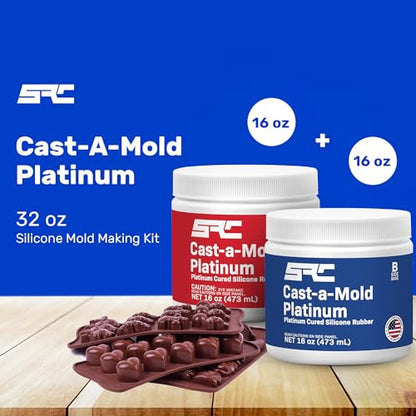 Cast-a-Mold Platinum 32 Oz, Food Grade Silicone Rubber - size: 32 oz