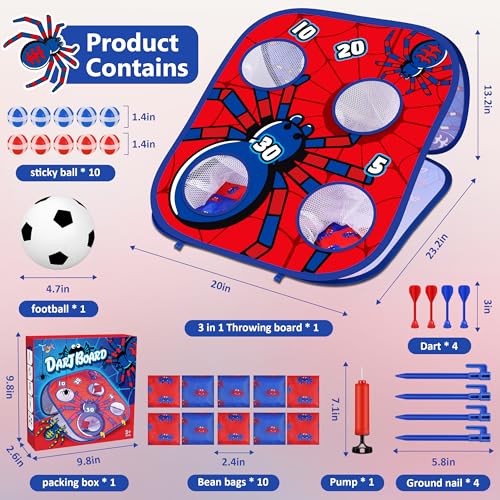 Animal Bean Bag Toss Game Toy Outdoor Toss Game - color: Spider