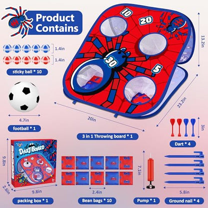 Animal Bean Bag Toss Game Toy Outdoor Toss Game - color: Spider