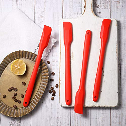 Small Spatulas Set with Sharp and thin Edge, 10 In, 4 Pack