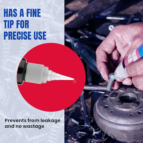 GH1200-50ML Blue Thread Lock Medium Strength for Nuts, Bolts, and Metals - Threadlocker Lock Tight & Seal Fasteners with Stable and Consistent Performance - style: (e) 50ml Blue