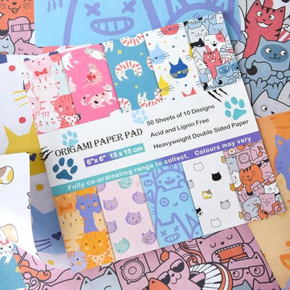 12 Different Packs Full Collection Origami Paper, 6-Inch Double Sided Color - color: 12 set