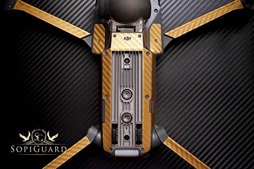 SopiGuard Skin Forged Carbon Precision Coverage Vinyl Sticker Skin for DJI Mavic Pro