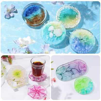 LET'S RESIN 48pcs Concentrated Alcohol Ink Set,Vibrant Color (Each 0.35oz)