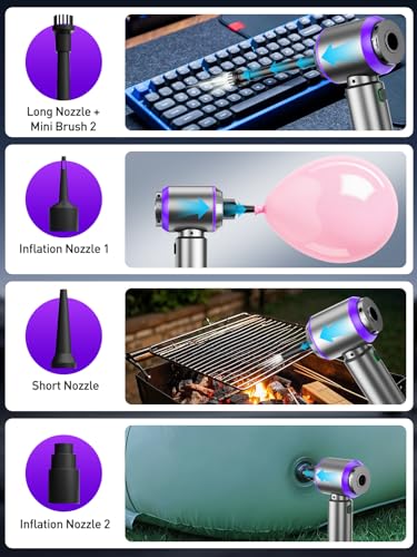 Car Vacuum Cleaner, Cordless Handheld Mini Strong Air Duster Blower